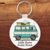 Pop Top Van Camper Sleutelhanger (Voorkant)