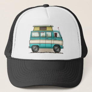 Pop Top Van Camper Trucker Pet