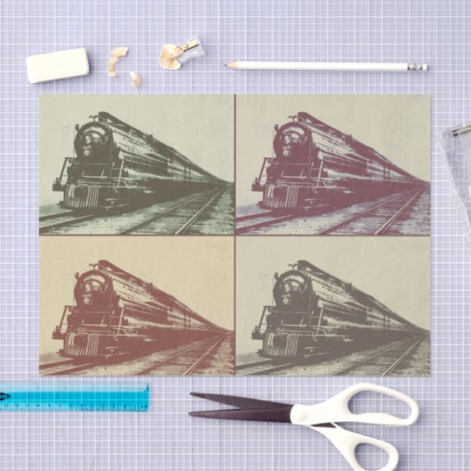 Pop trein tissuepapier (Craft)