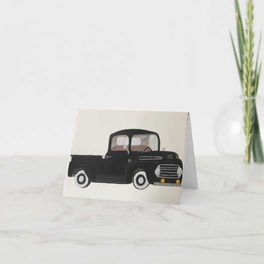 Pop Truck, klein, 4 "x 5.6" Kaart (Voorkant)