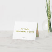 Pop Turtle. Kaart (Achterkant)