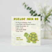 Pop Turtle Kaart (Staand voorkant)