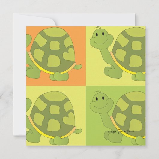 Pop Turtle Kaart (Achterkant)