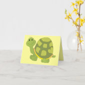 Pop Turtle. Kaart (Gele Bloem)