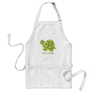 Pop Turtle. Standaard Schort