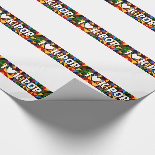 pop uit het hart van korea cadeaupapier (Hoek)