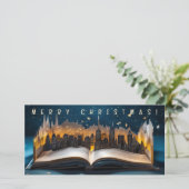 Pop-up Boek Stad om middernacht 2 Merry Christmas  (Staand voorkant)