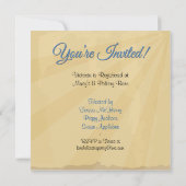  pop-up Bowling Bachelorette Party Kaart (Achterkant)