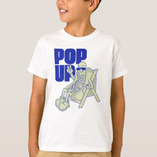 Pop-up Hotdog Cartoon Retro Kunst T-shirt
