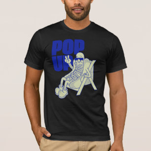 Pop-up Hotdog Cartoon Retro Kunst T-shirt
