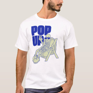Pop-up Hotdog Cartoon Retro Kunst T-shirt