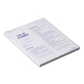 Pop Up Market Planning Pad Notitieblok (Schuin)