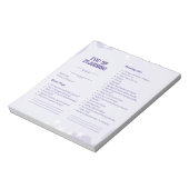 Pop Up Market Planning Pad Notitieblok (Linkerzijde)