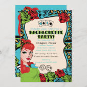  pop-up meisje, Rock-A-Billy uitnodigingen (Voorkant / Achterkant)