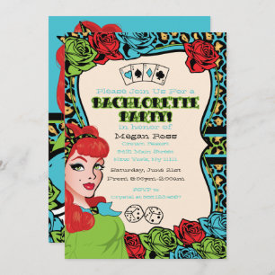 pop-up meisje, Rock-A-Billy uitnodigingen