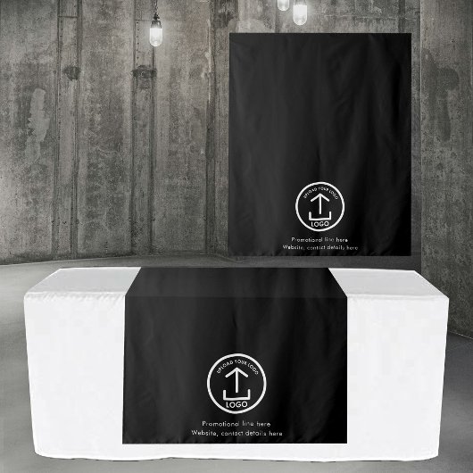 Pop Up Shop Business Logo Tekst Banner Tafelrunner Wandkleed