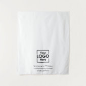 Pop Up Shop Table Runner Banner Business Logo Web Wandkleed (Voorkant)