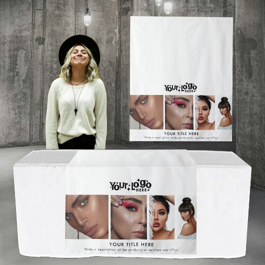 Pop Up Shop Table Runner Banner Business Photos Wandkleed