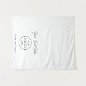 Pop Up Shop Table Runner Banner Logo Fancy tekst Wandkleed (Voorkant (horizontaal))