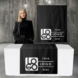 Pop Up Shop Table Runner Banner Market Booth Logo Wandkleed