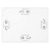 Pop Up Shop Table Runner Banner Modern Script Tafelkleed (Voorkant (Horizontaal))