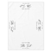 Pop Up Shop Table Runner Banner Modern Script Tafelkleed (Voorkant)