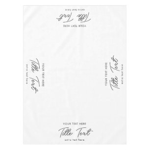 Pop Up Shop Table Runner Banner Modern Script Tafelkleed