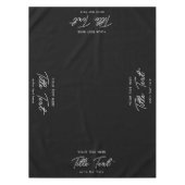 Pop Up Shop Table Runner Banner Modern Script Tafelkleed (Voorkant)