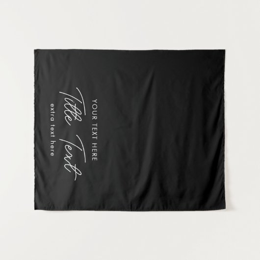 Pop Up Shop Table Runner Banner Modern Script Wandkleed (Voorkant (horizontaal))