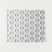 Pop Up Shop Tafel Runner Banner Logo Pattern Wandkleed (Voorkant (horizontaal))