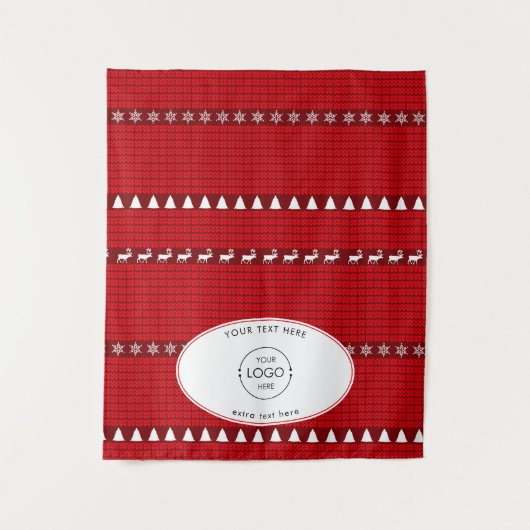 Pop Up Winkel Tafel Banner Kerstmarkt kraam Wandkleed (Voorkant)