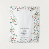 Pop Up Winkel Tafel Banner Kerstmarkt kraam Wandkleed (Voorkant)