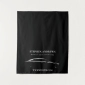 Pop Up Winkel Tafel Runner Banner Business Logo Au Wandkleed (Voorkant)