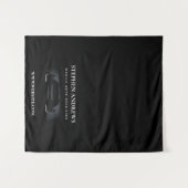 Pop Up Winkel Tafel Runner Banner Business Logo Au Wandkleed (Voorkant (horizontaal))