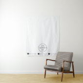 Pop Up Winkel Tafel Runner Banner Business Logo Wandkleed (In situ)