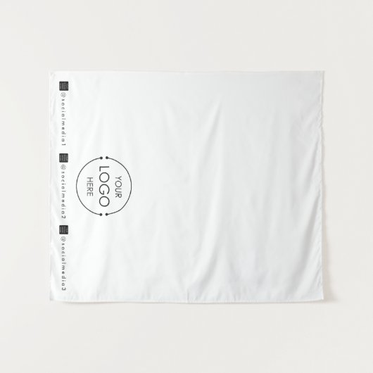 Pop Up Winkel Tafel Runner Banner Business Logo Wandkleed (Voorkant (horizontaal))