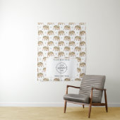 Pop Up Winkel Tafel Runner Banner Logo Exotic Wandkleed (In situ)