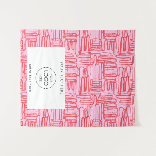 Pop Up Winkel Tafel Runner Banner Zakelijk Logo Ro Wandkleed (Voorkant (horizontaal))