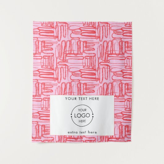 Pop Up Winkel Tafel Runner Banner Zakelijk Logo Ro Wandkleed (Voorkant)