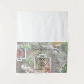 Pop Up Winkel Tafel Runner Onderteken Business Log Wandkleed (Voorkant)