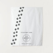 Pop Up Winkel Tafel Runner Ondertekenen Business P Wandkleed (Voorkant)