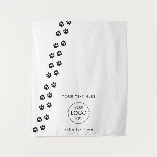 Pop Up Winkel Tafel Runner Ondertekenen Business P Wandkleed (Voorkant)