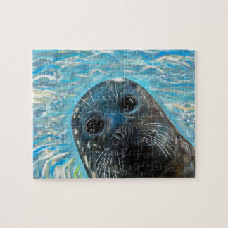 Pop-up zeehondschildering legpuzzel