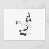  pop-upmeisje briefkaart (Voorkant)