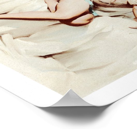  pop-upmeisje poster (Hoek)