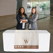 Pop-upwinkel Aangepaste Logo QR-code Tafel Runner  Wandkleed