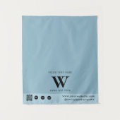 Pop-upwinkel Eenvoudig Logo QR-code Tafelkleed Bla Wandkleed (Voorkant)