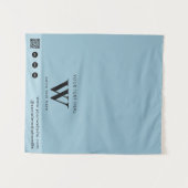 Pop-upwinkel Eenvoudig Logo QR-code Tafelkleed Bla Wandkleed (Voorkant (horizontaal))