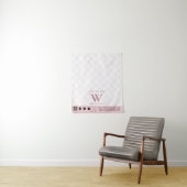 Pop-upwinkel Eenvoudig Logo QR-code Tafelkleed Roz Wandkleed (In situ)