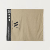Pop-upwinkel Eenvoudige Logo QR-code Tafelkleed Kr Wandkleed (Voorkant (horizontaal))